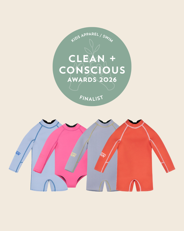 Summer Sun Label's Kids Wetsuits Named a Finalist in the 2026 Clean + Conscious Awards