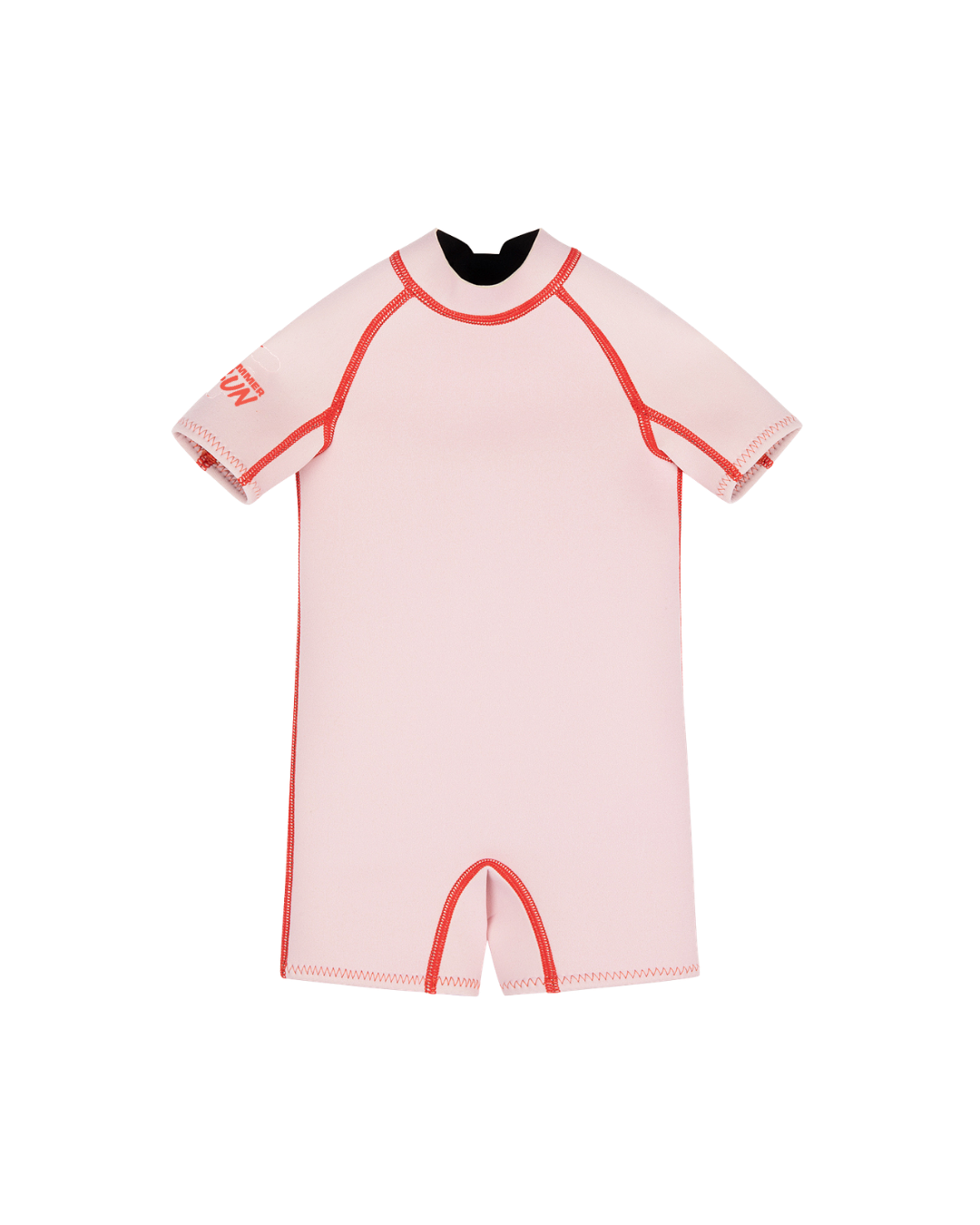 Short Sleeve Springsuit - Powder Pink/Tomato