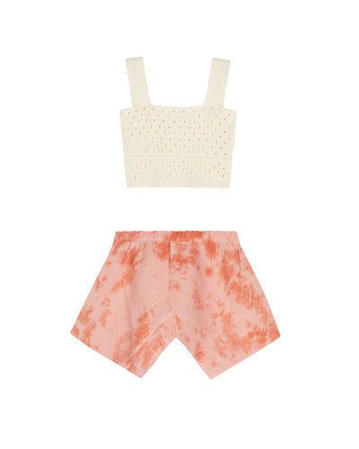 Adventure Short - Pink Tie Dye