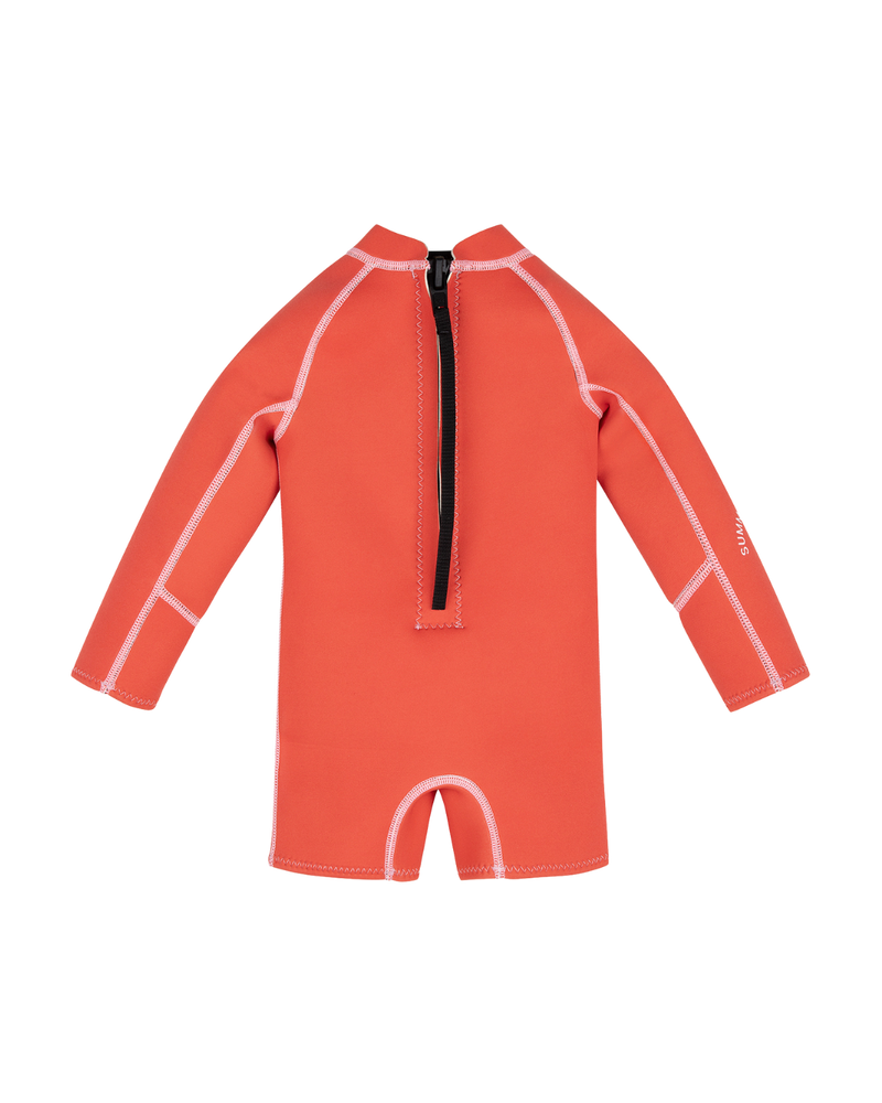 Springsuit Wetsuit - Tomato/Powder Pink
